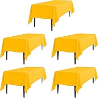 Vista 56 de Manteles rectangulares de poliéster (90 in x 132 in)