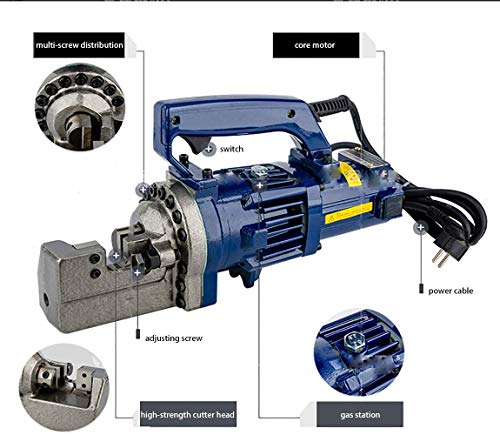 Image of VOLTZ RC-20 Hydraulic Bolt Cutter Hydraulic Cable Cutter Hydraulic Rebar Cutter Electric Rebar Cutter Portable Hydraulic Rebar Cutter Cutting Tools for Cutting Steel 4-20mm(0.2-0.8 inch) RC-20