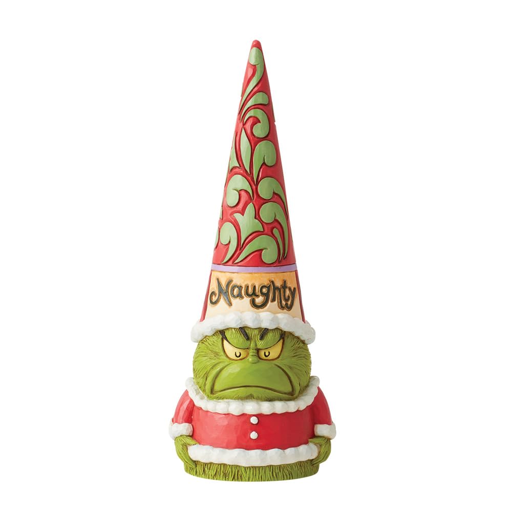 Enesco Jim Shore Naughty/nice Grinch Gnome Figurine, Multicolor, 8.25 In H X 2.75 In W X 3.25 In D - Image 2