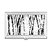 Brushwork Vertical Line Texture Business Card Holder Case Pocket Box Wallet