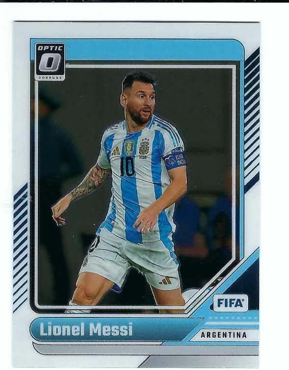 LIONEL MESSI 2024-25 Panini Donruss FIFA Optic Parallel Soccer Card #1 Miami Argentina