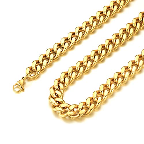 Collier femme maille gourmette anti-allergique en acier noir