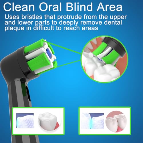iO Replacement Heads Compatible with Oral B iO Electric Toothbrush, Toothbrush Head for Oral b iO 2 3 4 5 6 7 8 9 10 Series (8 iO Black) by Jarubekil - Image 3