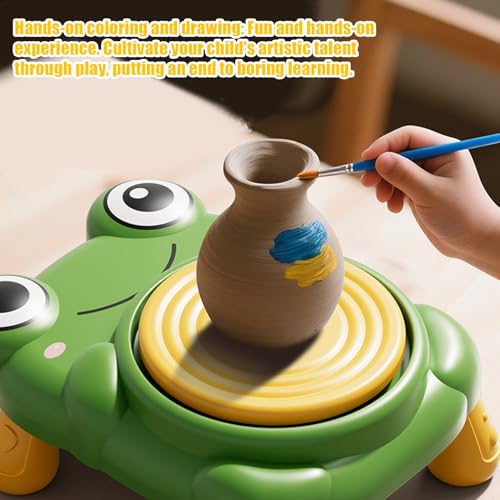 Outils de modelage interactifs et tour de poterie miniature de table - 3