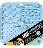 Lick Mat for Dogs and Cats, Licking Pad Slow Feeder with Suction Cups, for Anxiety Relief Boredom...