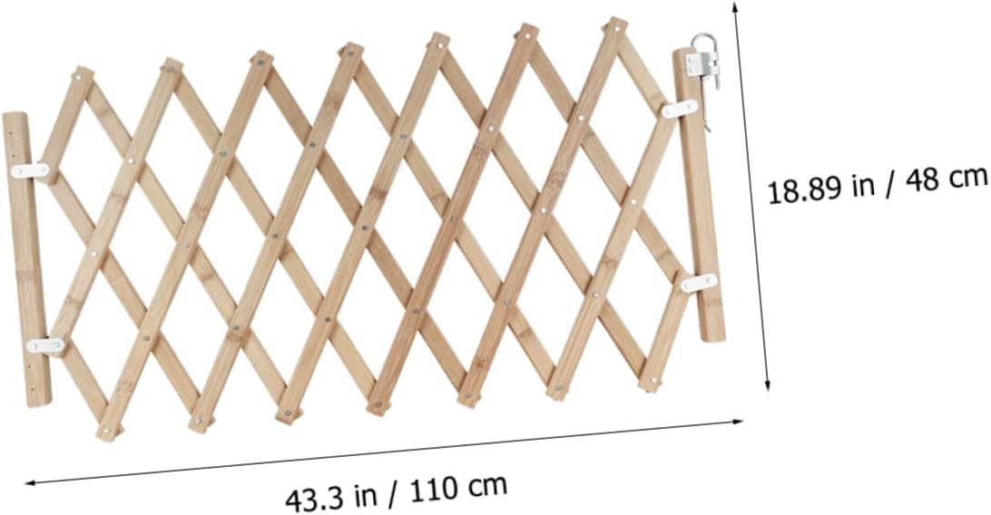 MERRYHAPY Convenient Dog Safety Gate High Grade Pet Isolation Fence for Indoor Outdoor Use for Doorways Hallways and Stairs