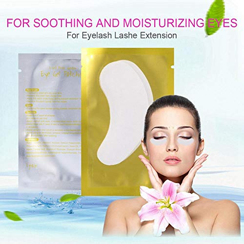 Remendo profissional do gel do olho, almofadas de extensão dos cílios 50Pairs Hydrogel sob o remendo