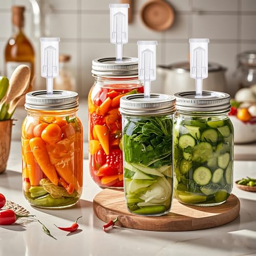 Galssmagic Frasco de fermentação de 680 g, kit de fermentação com 4 pacotes com pesos de fermentação