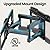 USX STAR UL Listed Full Motion TV Wall Mount Bracket for Most 37-86 inch TVs, Swivel Tilt Extension Level TV Mount, Max VESA 600x400mm, Holds up to 132lbs & 16" Wood Studs with Hole Drilling Template