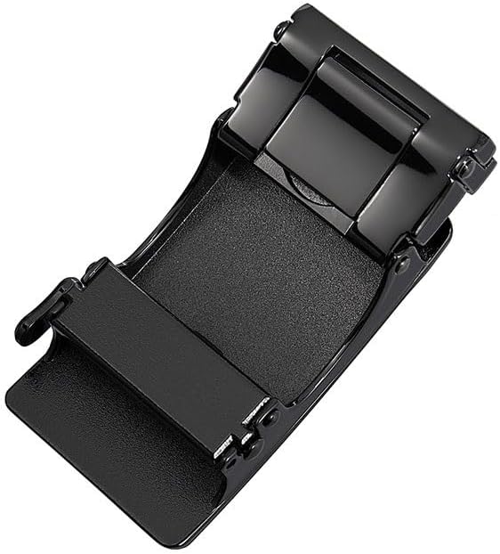 Black Patterned Zinc Alloy Belt Buckle Automatic Business Men's Accessories image 5