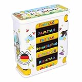 Kerpers® & JANOSCH® Pillendose 7 Tage mit je 4 Fächer Farbenfrohes und kindgerechtes Design, Tablettenbox zur Rationierung von Medikamenten – NEU