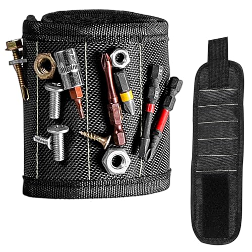 Magnetarmband für Handwerker, Werkzeughalter mit Magneten, Geschenk für Heimwerker und DIY-Enthusiasten