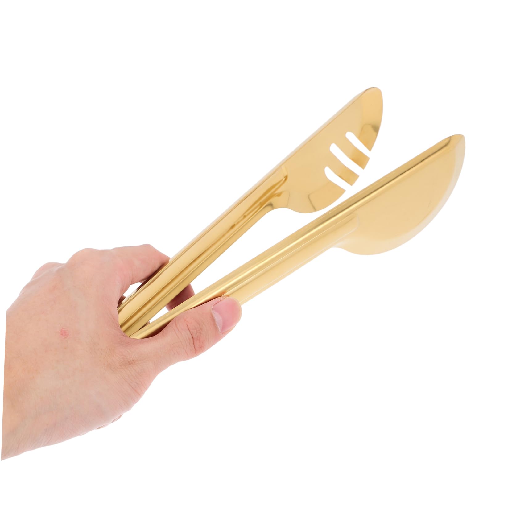 Juego de Cubiertos de Acero Inoxidable Dorado, 11 Piezas | Acabado Moderno y Simple, Resistente y Fácil de Limpiar, para Bbq y Fiesta