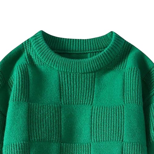 Pull col rond homme à imprimé écossais idéal pour le week-end