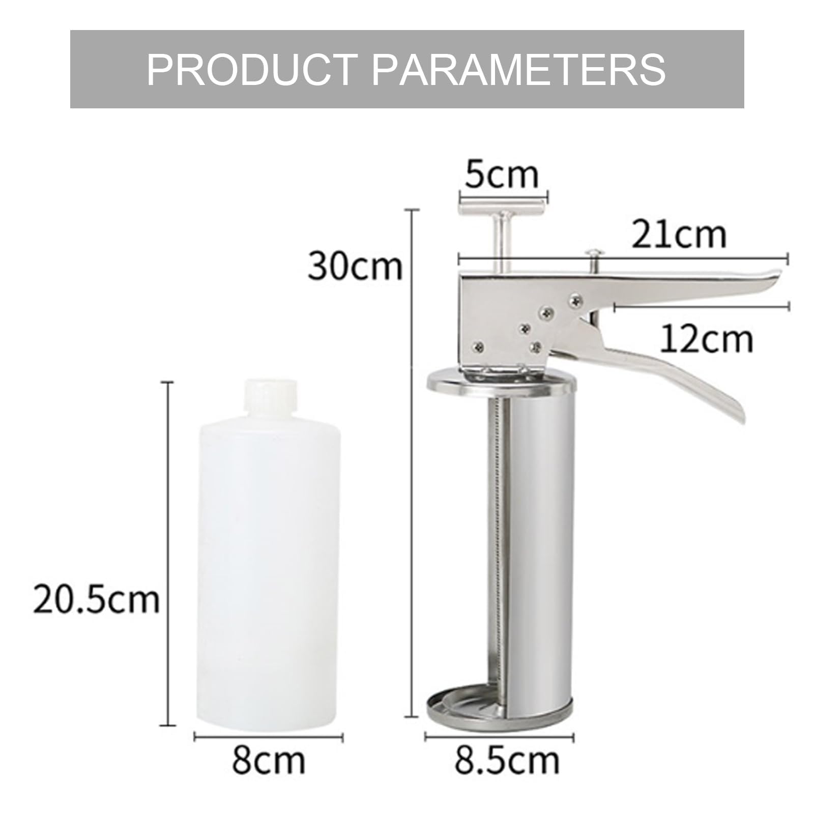 Dozownik Sosu Ilościowego, Pistolet Do Sosu Hamburgerowego | Z Butelkami Dozującymi O Pojemności 650 Ml, Łatwy W Obsłudze, Ergonomiczny Kształt, Do Musztardy, Pomidorów, Sałatek