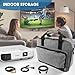 ZKOO Projector Carrying Case, Projector Bag Compatible with Most Projectors, Includes Storage Pockets & Adjustable Shoulder Straps, Travel Projector Case, 14