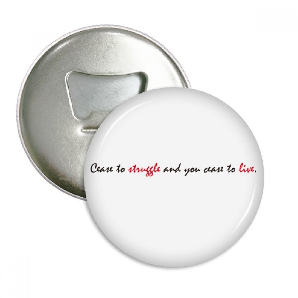Aimants pour réfrigérateur 3Pcs ronds en argent avec décapsuleur et insigne