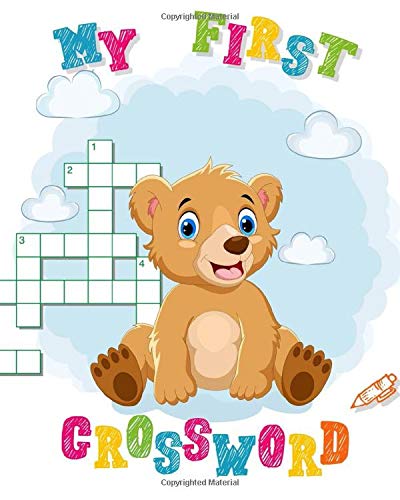 My First: CrossWord For kids ages 6+, puzzle book, Activity: Space ...