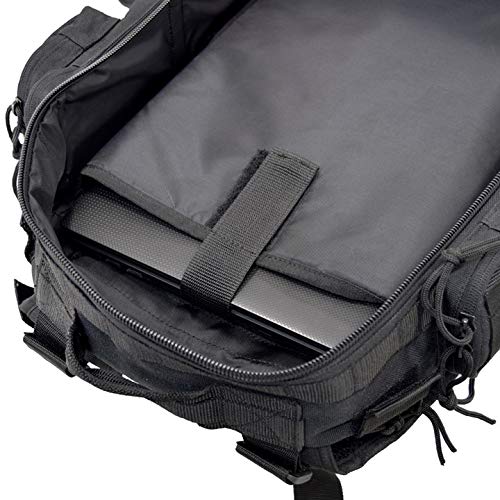 Brazos Concealed Carry Backpack - Durable 20 Pocket Military Backpack Made W/ Water Resistant 900 Denier Polyester - Features Molle Webbing, Computer Pocket - Concealed Carry Pouch [Coyote Brown] #TOP3