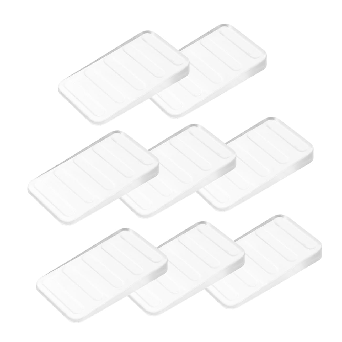 SHINEOFI 5 Series Cuñas De Nivelación De Plástico Transparentes Muebles De Ajustables Y Prácticas Nivelar Mesas Y Muebles 8 Piezas X 5