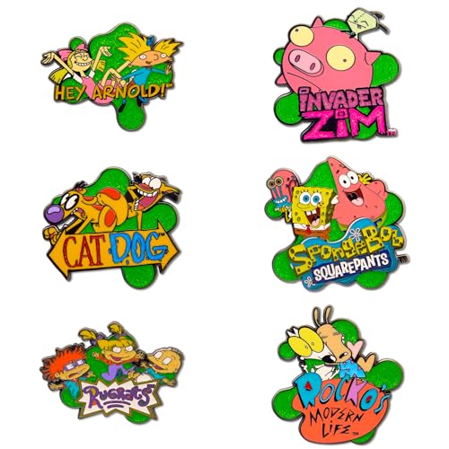 Nickelodeon Show Title Logos �~�X�e���[�G�i�����s���u���C���h�{�b�N�X�V���[�Y�A�X�|���W�{�u�X�N�G�A�p���c�A���O���b�c�A�L���b�g�h�b�O�A�C���x�[�_�[�W���A�w�C�A�[�m���h�ARockos Modern Life�B