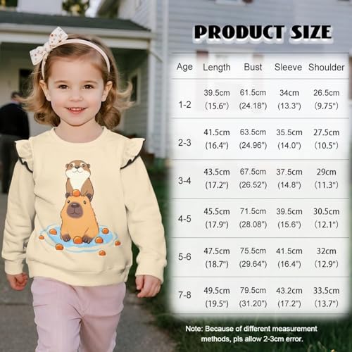 Long Sleeve Tops for Girls Toddler Girl Sweatshirt Suit Fall Spring 7