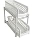 IdeaWorks 2 Tier Basket Drawers,6"" DRWR, standart, White