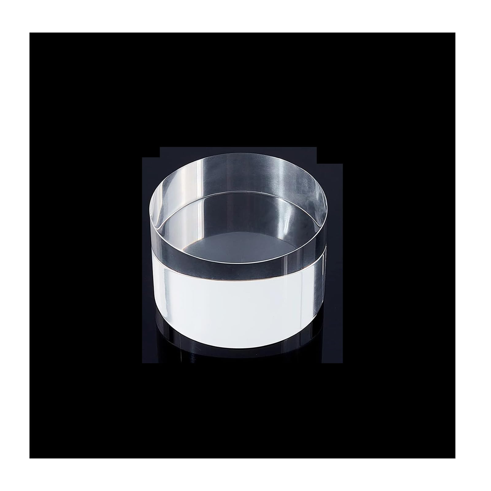 LQZAXSRDR Clear Acrylic Display Block, Clear Solid Polished Acrylic Cylinder Display Block 40mm Diameter 30-300mm Height(Height 40mm)