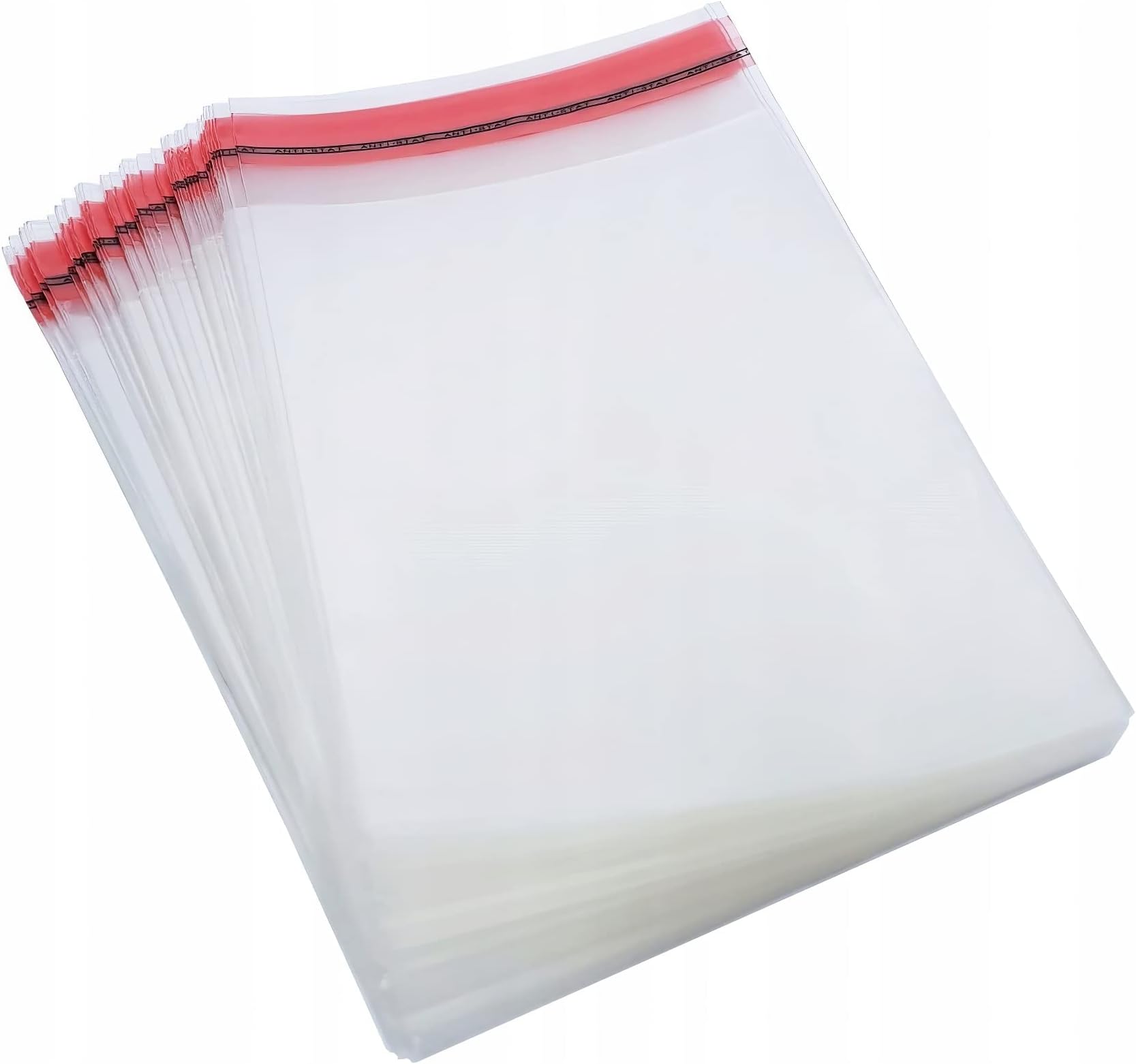 CD Schutzhüllen 200 Stück Schutzhüllen Transparent - 185x185 Mm Mit Klappe & Verschluss, OPP Folie 200 Stück Schutzhüllen Klar