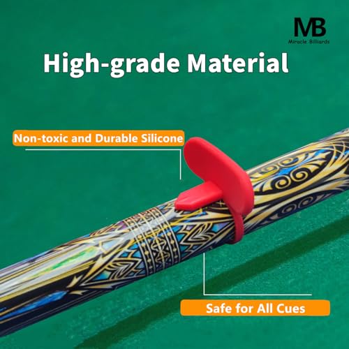 Cue Grip Trainer for Billiards & Pool - Silicone Alignment Ring, Improve Your Stroke & Shot Accuracy | Billiard Practice Aid with Instruction Manual Billiard Training Aids Billiards Accessories - Image 4