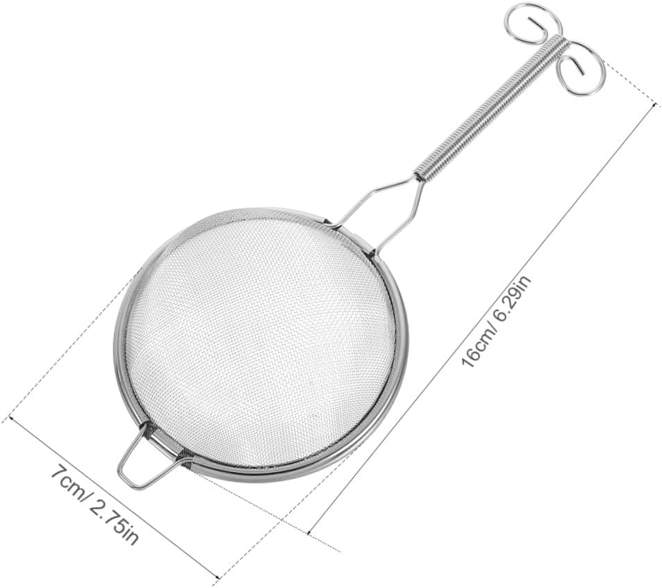 Loose Tea Strainer Spoon, Stainless Steel Fine Mesh Infuser