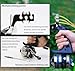 Fishing Slingshot Set for Outdoor Hunting - Versatile Slingshot with Stainless Steel Reel, Fish Darts, and Line Slot Plate, Switchable Between Fishing and Regular Modes