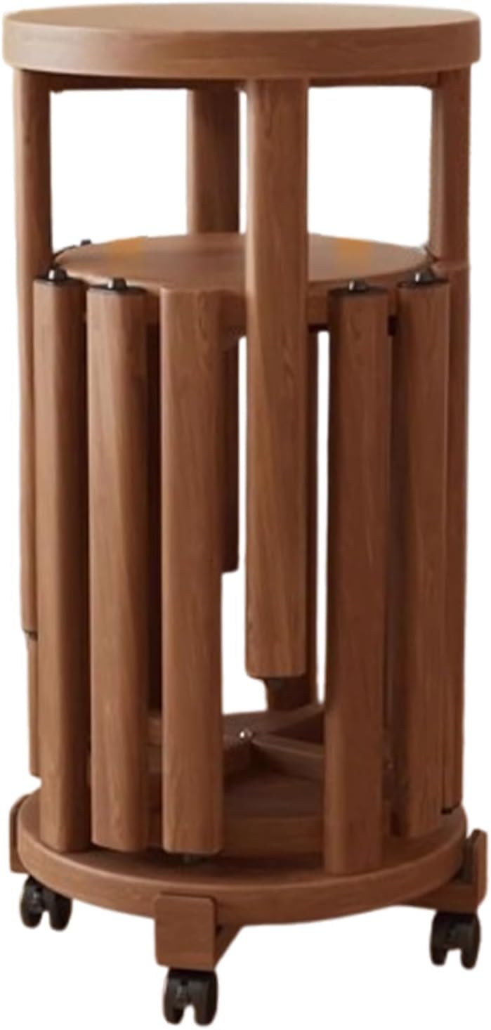 – Nesting Coffee Tables,Outdoor Nesting Tables With Wheels | Stacking Stools for Tea Couch Pool Living Room Home Patio Entrance Sofa Apartment Cafe