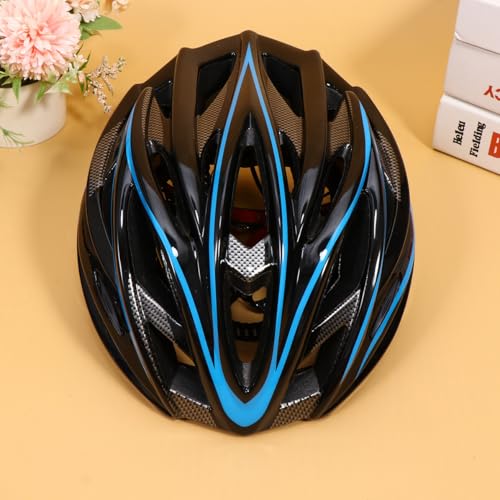 Casque de vélo pour VTT et skateboard bleu idéal pour activités de plein air