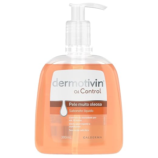 Dermotivin Sabonete Líquido Facial Pele Oleosa Oil Control 300ml
