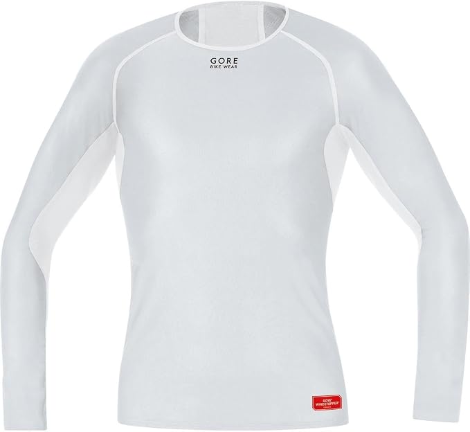 Gore Bike Wear, Maglia Ciclismo a Maniche Lunghe, Intimo Uomo, Gore  Windstopper, Base Layer Shirt Long, Taglia XXL, Grigio Chiaro/Bianco,  UWSHML920107 : Amazon.it: Sport e tempo libero