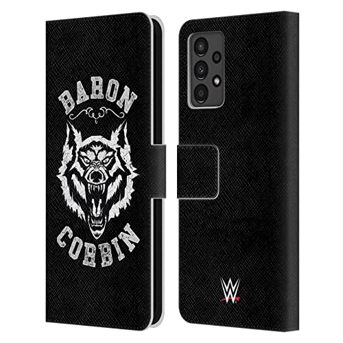 Housse WWE Baron Corbin Samsung Galaxy A13 étui portefeuille cuir