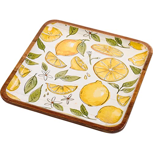 Primitives-by-Kathy-Lots-Of-Lemons-Decorative-Plate-Set Primitives by Kathy Lots Of Lemons Decorative Plate Set