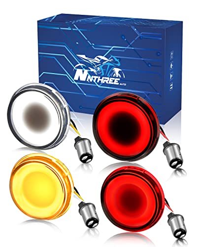 NTHREEAUTO 1157 LED Bullet Turn Signal Lights #TOP11