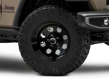 Mammoth 8 Steel Black Wheel; 17x9; -6mm Offset Compatible For 20-25 Jeep Gladiator JT