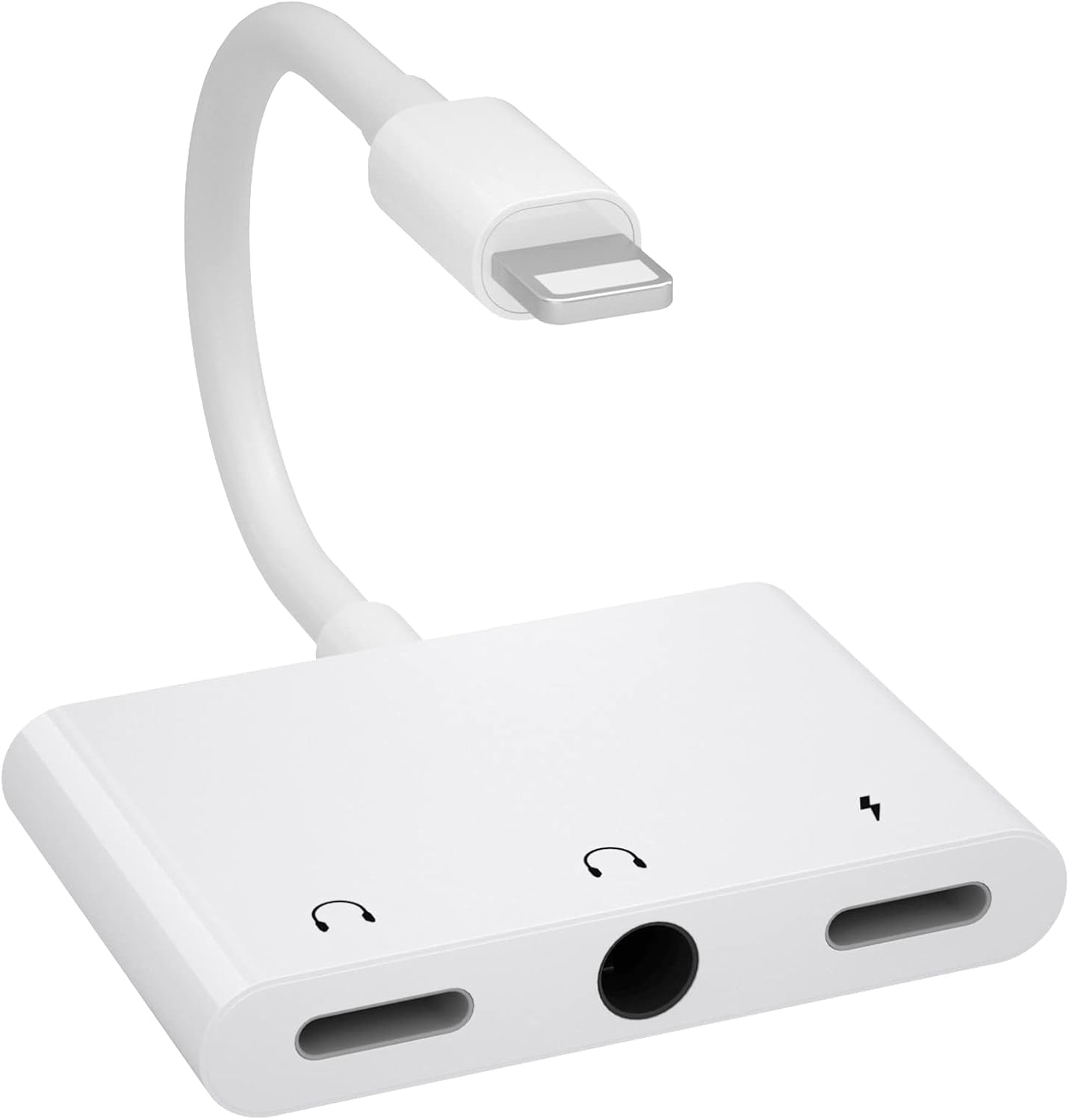 Lightning Headphone Audio Adapter Splitter for iPhone/iPad,Lightning to