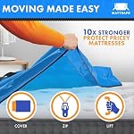 Nordic Elk Mattress Bags for Moving and Storage (King) Heavy Duty Moving Supplies, 8 Sturdy Handles, Strong Zipper, Mattress Cover Bed Bags, Storage Cover Essentials Packing Protector - Image 4