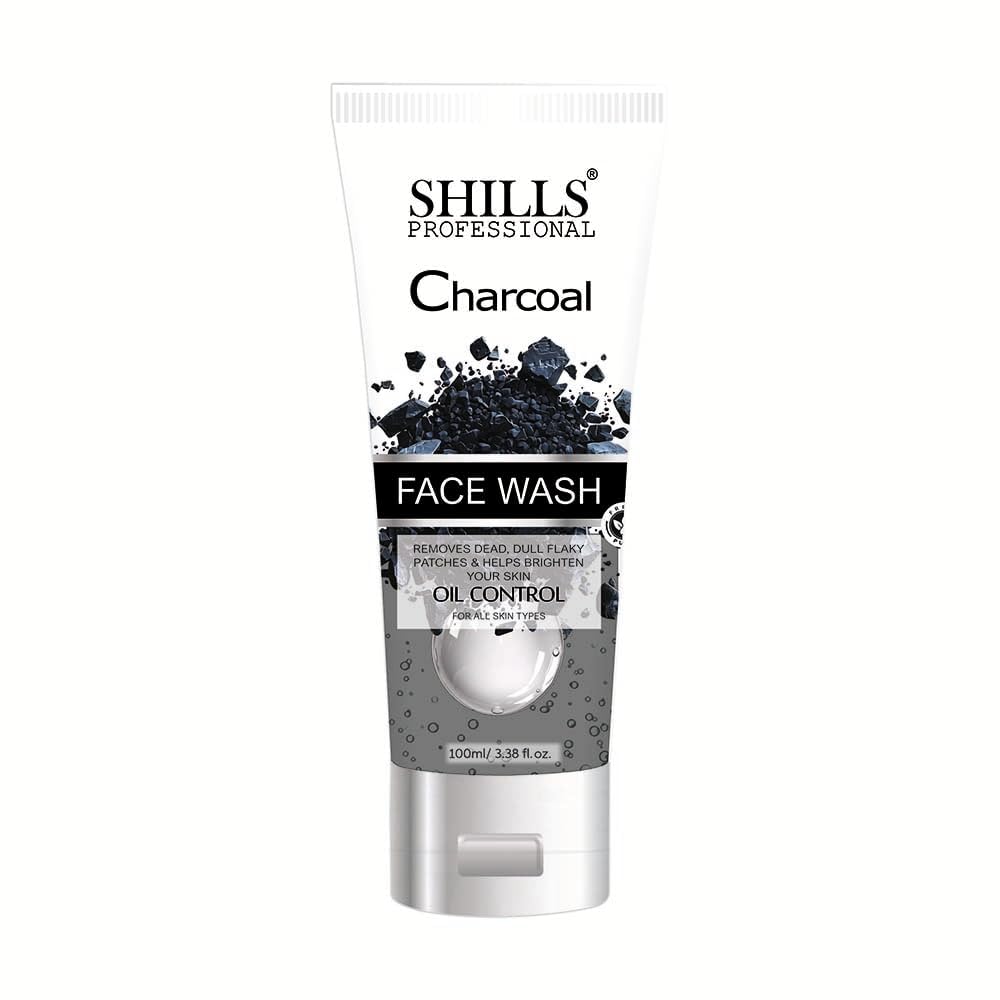 PRATHNA CREATION Charcoal Face Wash for Deep Cleansing & Oil Control | Detoxifying Activated Charcoal Cleanser for Men & Women | Anti-Pollution Face Wash for Clear Skin| All Skin Types | Daily Use | 100ml (CHARCOAL)
