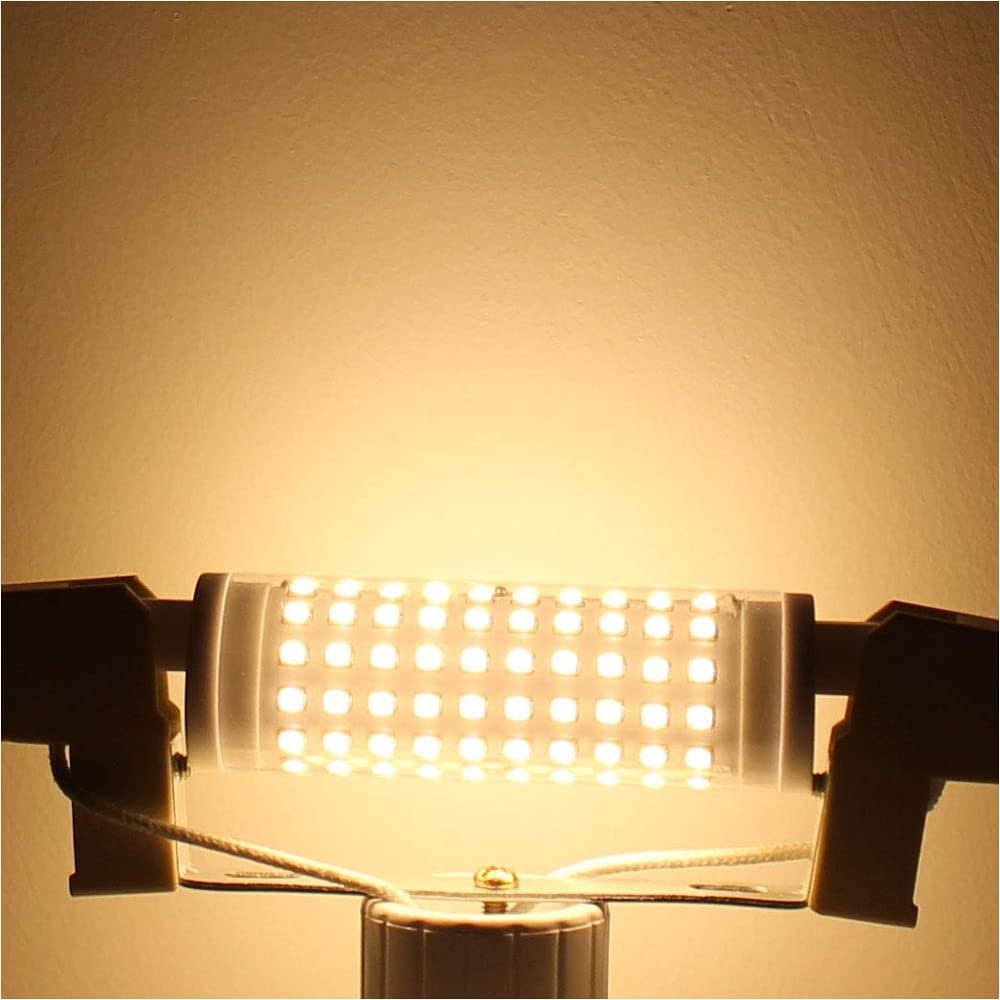 (Paquet de 4) Ampoule LED R7s 118 mm équivalent 150 W, 15 W J118 à double extrémité, ampoules de projecteur à base R7S, ampoules LED encastrées à intensité variable 1500 lm