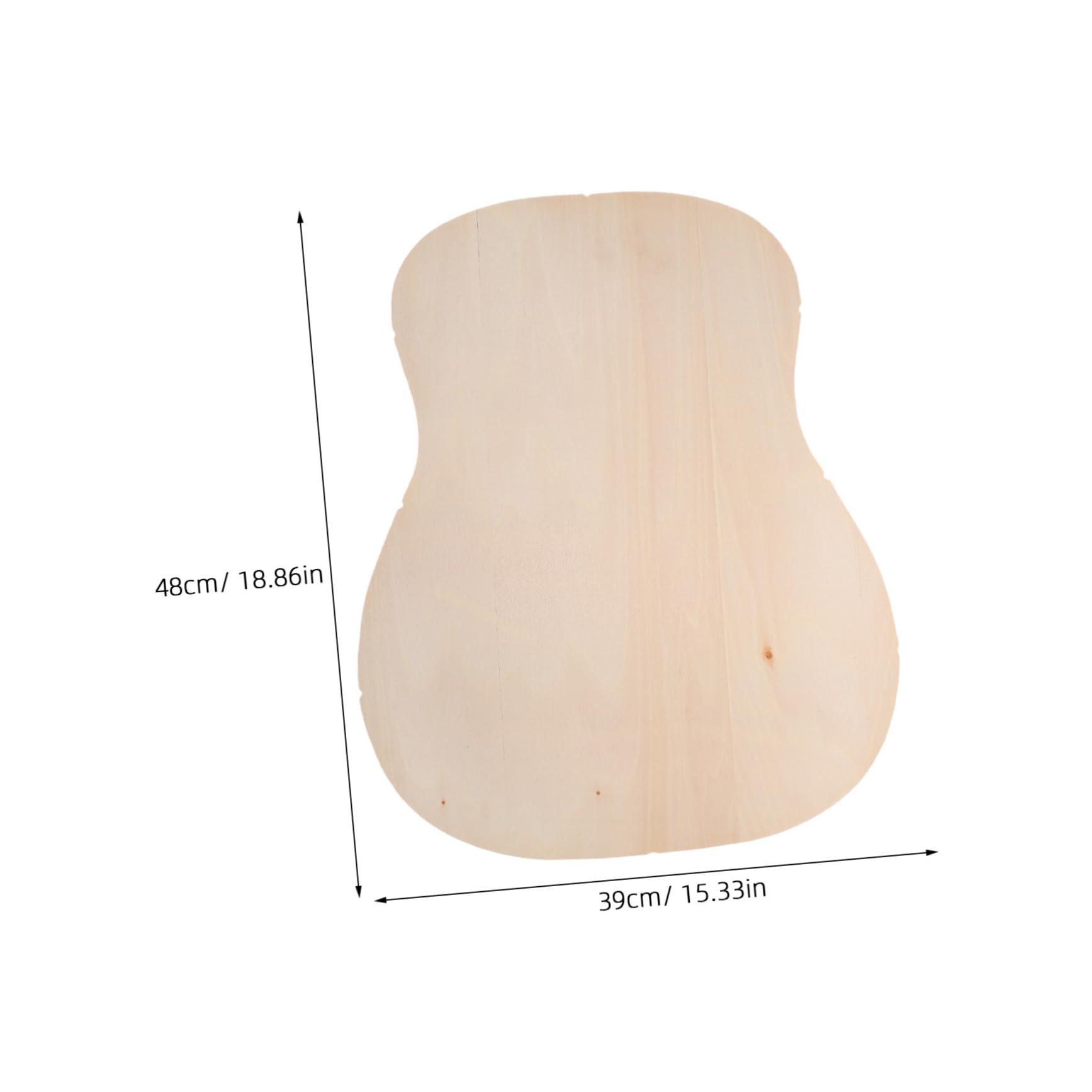 HEMOTON 2pcs Guitar Luthier Tools Guitar Replacement Parts Wood Headplate for Panel Diy Electric Tool Kit