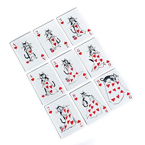 Artiphany Kitten Club Cat Playing Cards Poker Size Single Deck Printed By Cartamundi, Usa #TOP2