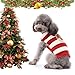 ROROJOYMA Hund Rollkragenpullover Weihnachten Hundepullover Muster Strickwaren Warme Hundepullover Elch Weihnachten für Kleine Mittlere Hundekatze (XL)