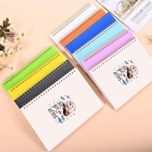 Carnet de notes loutre de mer format A5 avec couverture rigide décorative - 7