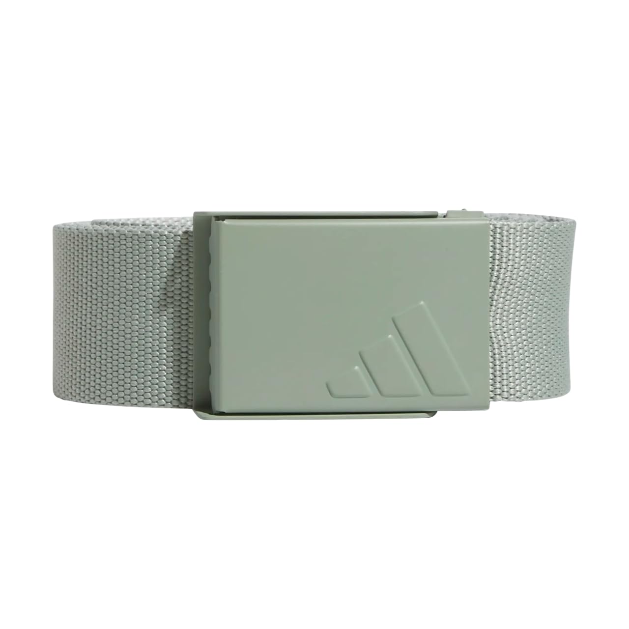 adidas Golf Mens Webbing Belt - Silver Green/Wonder Silver - One Size