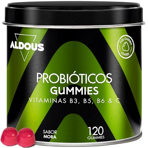 Probióticos Intestinales Gominolas - 120 Gummies sabor...